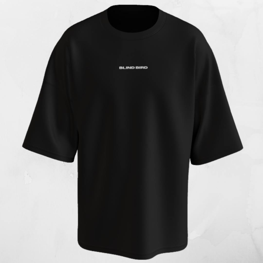 Jet Black Oversized T-Shirt